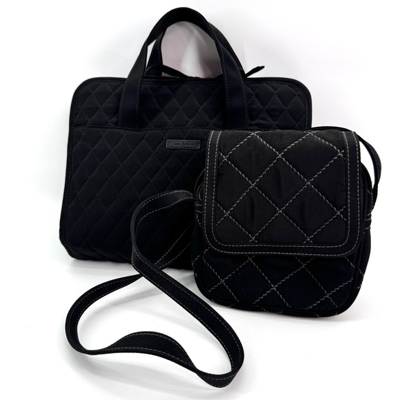3 Pc Vera Bradley Travel Wall Organizer Shoulder Camera Wallet Bag Lunch Tote‎ - Picture 1 of 14